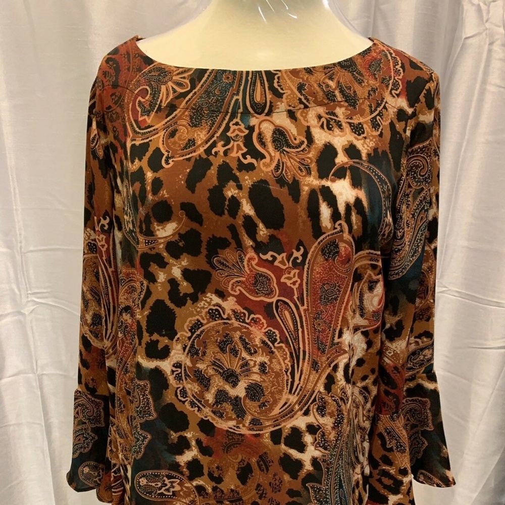 Premise Studio blouse size L bell sleeve